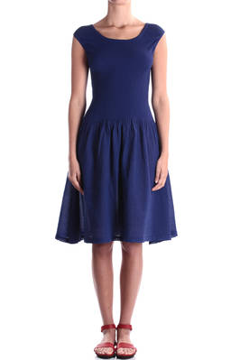 cauliflower crinkled effect bodice dress - CAULIFLOWER Issey Miyake 
