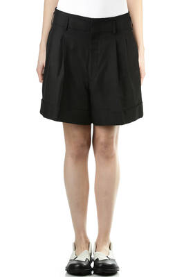 cotton and silk gabardine shorts - COMME DES GARÇONS 