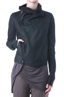 soft lamb leather biker jacket - RICK OWENS 