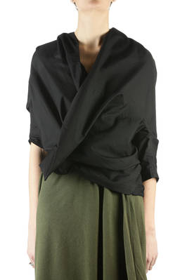 extra fine cotton poplin shirt jacket - SHU MORIYAMA 