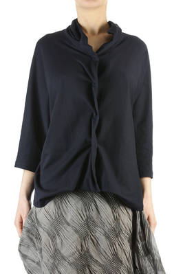 soft cotton jersey shirt jacket - SHU MORIYAMA 