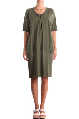 cotton jersey low waist dress - SHU MORIYAMA 