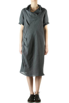 light  linen and rayon dress - SHU MORIYAMA 