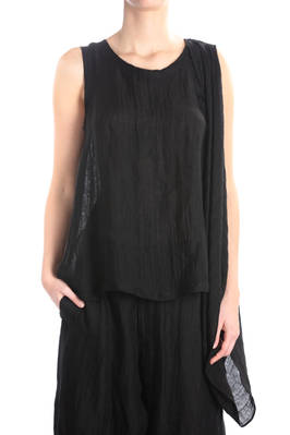 shoulder falling panel blouse - YOHJI YAMAMOTO 
