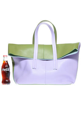 bi-color fold over tote bag - Y'S Yohji Yamamoto 