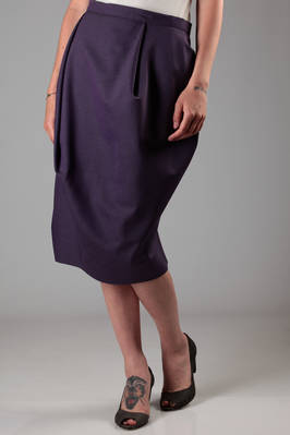 egglike skirt in wool twill  - 266