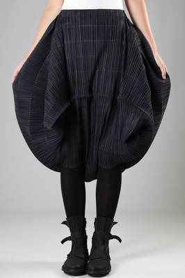 ankle-length divided skirt in pleated light polyester - PLEATS PLEASE Issey Miyake 