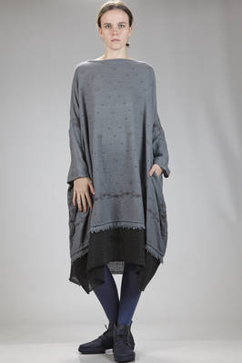 AODRESS - Japan - Calf-Length Dress In Wool Gauze With 'greek’ Fantasy ...
