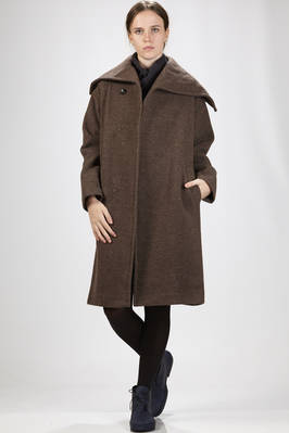 PLANTATION - Tokyo - Knee-Length Overcoat In Cupro Lined Wool And Nylon ...