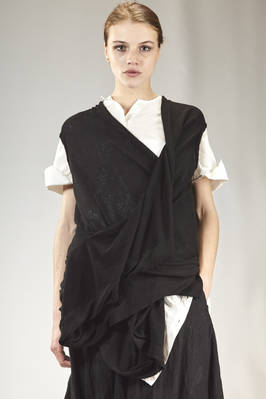 FORME D' EXPRESSION - Wide And Asymmetric Shirt In Silk And Cotton ...