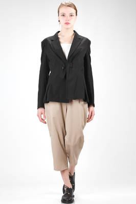 Y'S Yohji Yamamoto - Long Jacket In Viscose Gauze And Linen ...