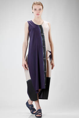 Y'S Yohji Yamamoto - Long And Wide Dress In Rayon And Cupro Satin With ...