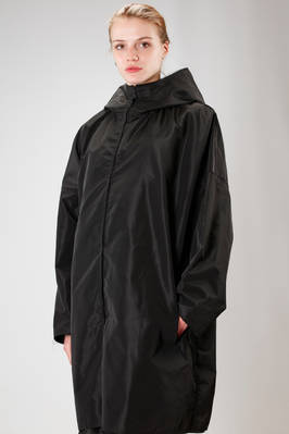 YOHJI YAMAMOTO - Knee-Length Waterproof Coat In Water-Repellent ...