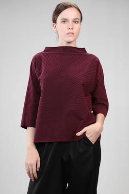 ISSEY MIYAKE - Hip Length A-Poc Sweater In Cotton, Nylon And ...