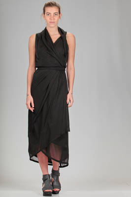 RICK OWENS - Longuette Dress, Slim Fitted In Stretch Cloth Of Heavy ...