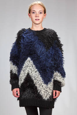 polyester knit sweater