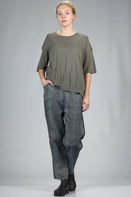 t-shirt al fianco in maglia rasata di cotone leggerissimo - BOBOUTIC 