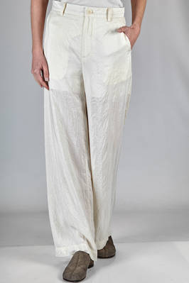 PHAÉDO - Pantalone Dritto E Morbido In Satin Leggero Di Seta Lavata,  Foderato In Cotone :: Ivo Milan