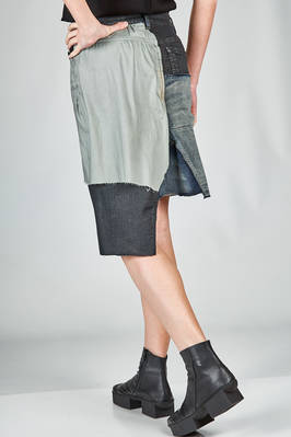 サイズ交換ＯＫ】 rick skirt pillar denim BABEL 19ss owens ロング