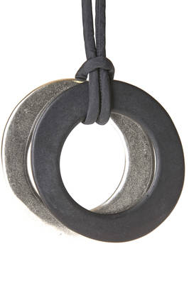 MARIA CALDERARA Bicolor Ring Necklace Bracelet With Irregular