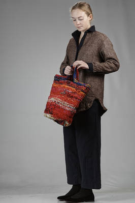 DANIELA GREGIS - Shirt In Cotton Canvas And Melange Wool And Linen Grid ::  Ivo Milan