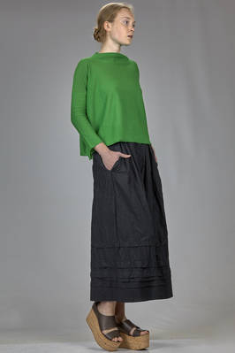 wide stocking stitch waist blouse - DANIELA GREGIS 