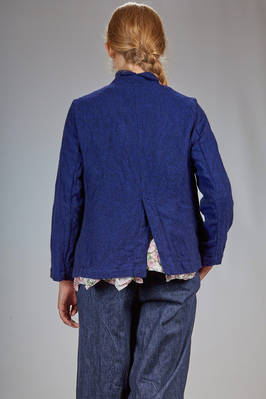 hip length jacket in boiled melange cashmere gauze - DANIELA GREGIS 