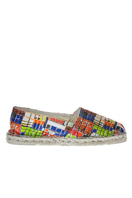 classic 'espadrillas' in multicolor cotton velvet  - 195
