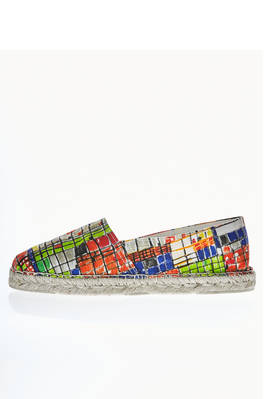 ‘espadrillas’ in cotone a mano pesca multicolor - DANIELA GREGIS 