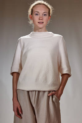 BOBOUTIC cotton ニット BOBOUTIC - Soft Hip Length Sweater In Brushed Cotton, Polyamide