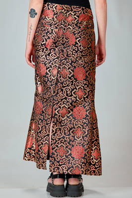 long and slim 'sculpture' skirt in nylon and polyester jacquard - JUNYA WATANABE 