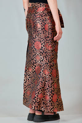long and slim 'sculpture' skirt in nylon and polyester jacquard - JUNYA WATANABE 
