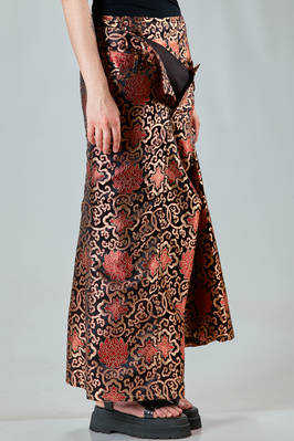 long and slim 'sculpture' skirt in nylon and polyester jacquard - JUNYA WATANABE 