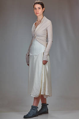 hip-length slim fit jacket in stretch crêpe of polyamide, silk and elastane - MARC LE BIHAN 
