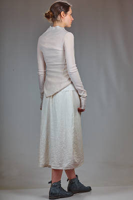 hip-length slim fit jacket in stretch crêpe of polyamide, silk and elastane - MARC LE BIHAN 