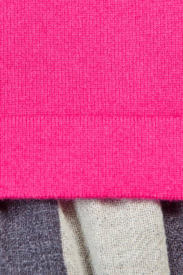 maglia ampia, al fianco, in maglia rasata di cachemire - DANIELA GREGIS 