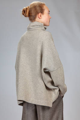maglia lunga e ampia in maglia di cachemire melange - DANIELA GREGIS 