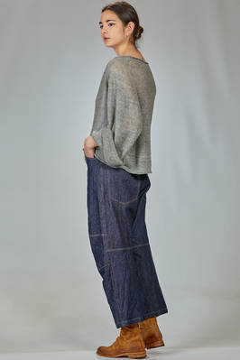 maglia ampia, al fianco in maglia di lino - FORME D' EXPRESSION 