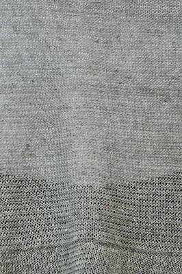 maglia ampia, al fianco in maglia di lino - FORME D' EXPRESSION 