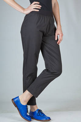 MARIA CALDERARA Cigarette Trousers In Stretch Cotton Nylon And Elastane Canvas Ivo Milan