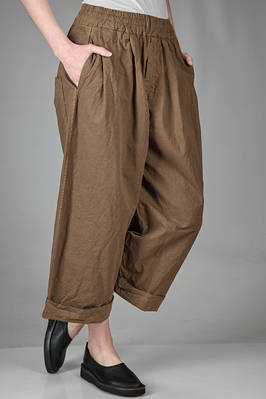 ALBUM DI FAMIGLIA - Wide Trousers In Compact Washed Cotton Canvas