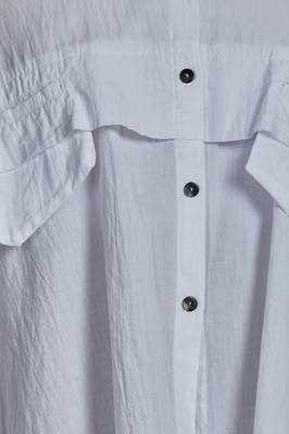 camicia lunga e ampia in mussola di cotone lavata - MOYURU 