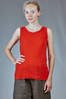 slim-fit undershirt, hip-length in cotton jersey  - 378