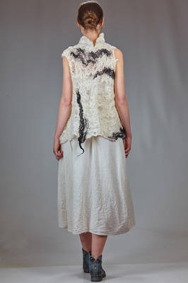 maglia in nuno feltro di seta, canapa e lana - AGOSTINA ZWILLING 