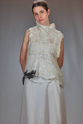 maglia in nuno feltro di seta, canapa e lana - AGOSTINA ZWILLING 
