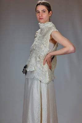maglia in nuno feltro di seta, canapa e lana - AGOSTINA ZWILLING 