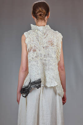 maglia in nuno feltro di seta, canapa e lana - AGOSTINA ZWILLING 