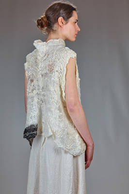 maglia in nuno feltro di seta, canapa e lana - AGOSTINA ZWILLING 