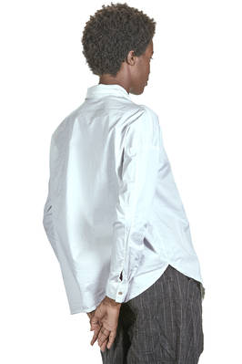 camicia classica a uomo in tela di cotone ed elastan - ALBUM DI FAMIGLIA 