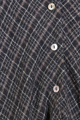 abito longuette, ampio, in tartan di lana vergine - ALBUM DI FAMIGLIA 